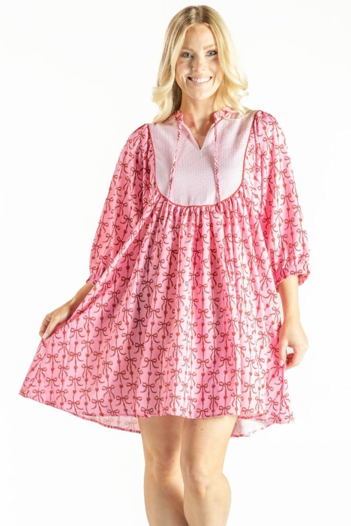 Pretty in Pink Bow Dress