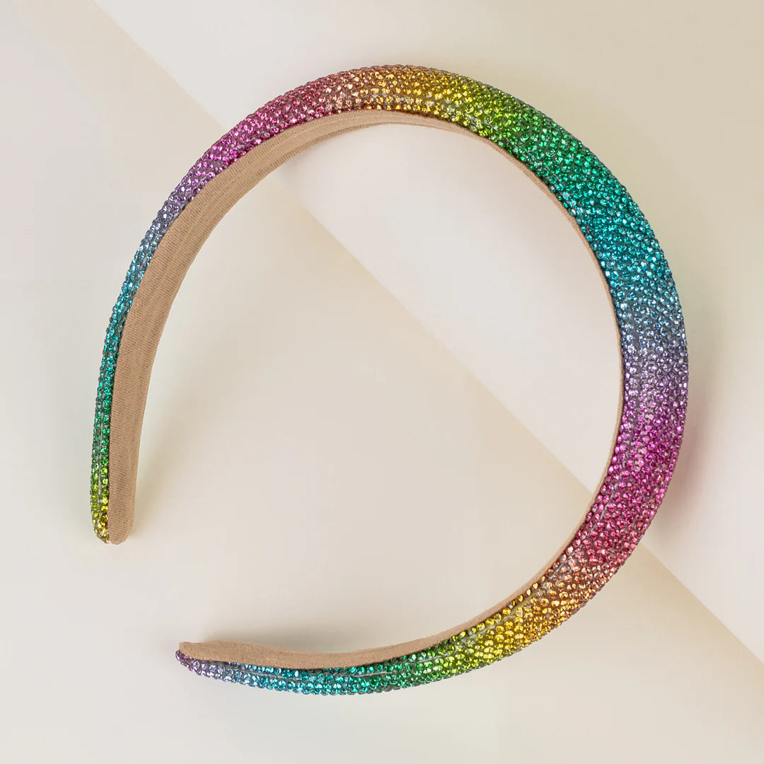 Sparkle & Shine Rhinestone Rainbow Headband