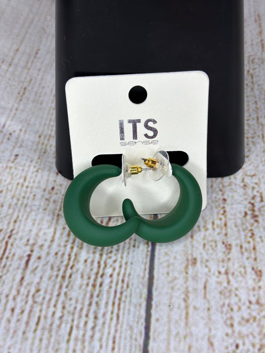 Matte Half Hoop Earring