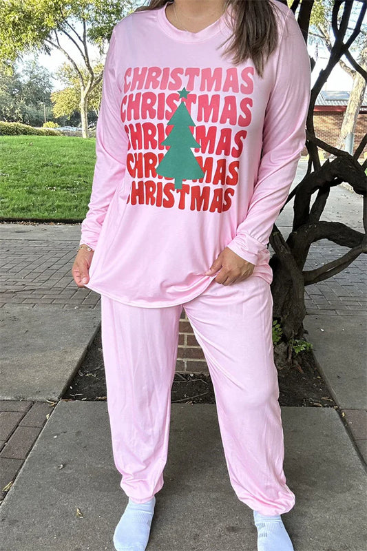 Christmas Christmas Christmas Christmas Pink Pajamas