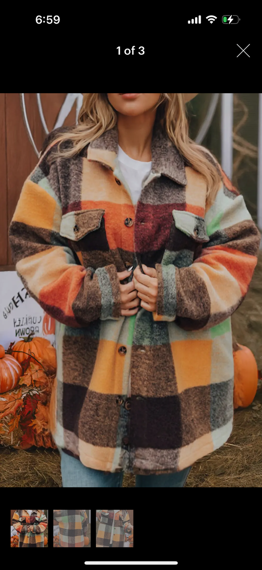 Fall Multi Colored Jacket