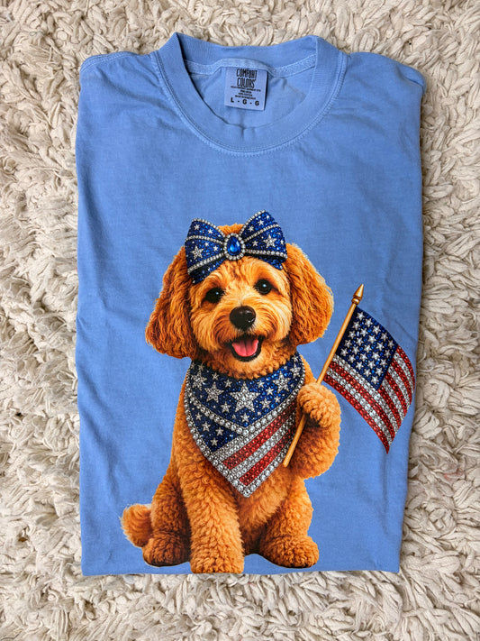 USA Puppy Graphic Tee