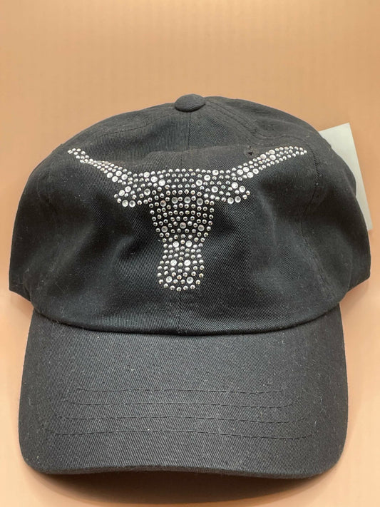 Blingy Cow Skull Ballcap