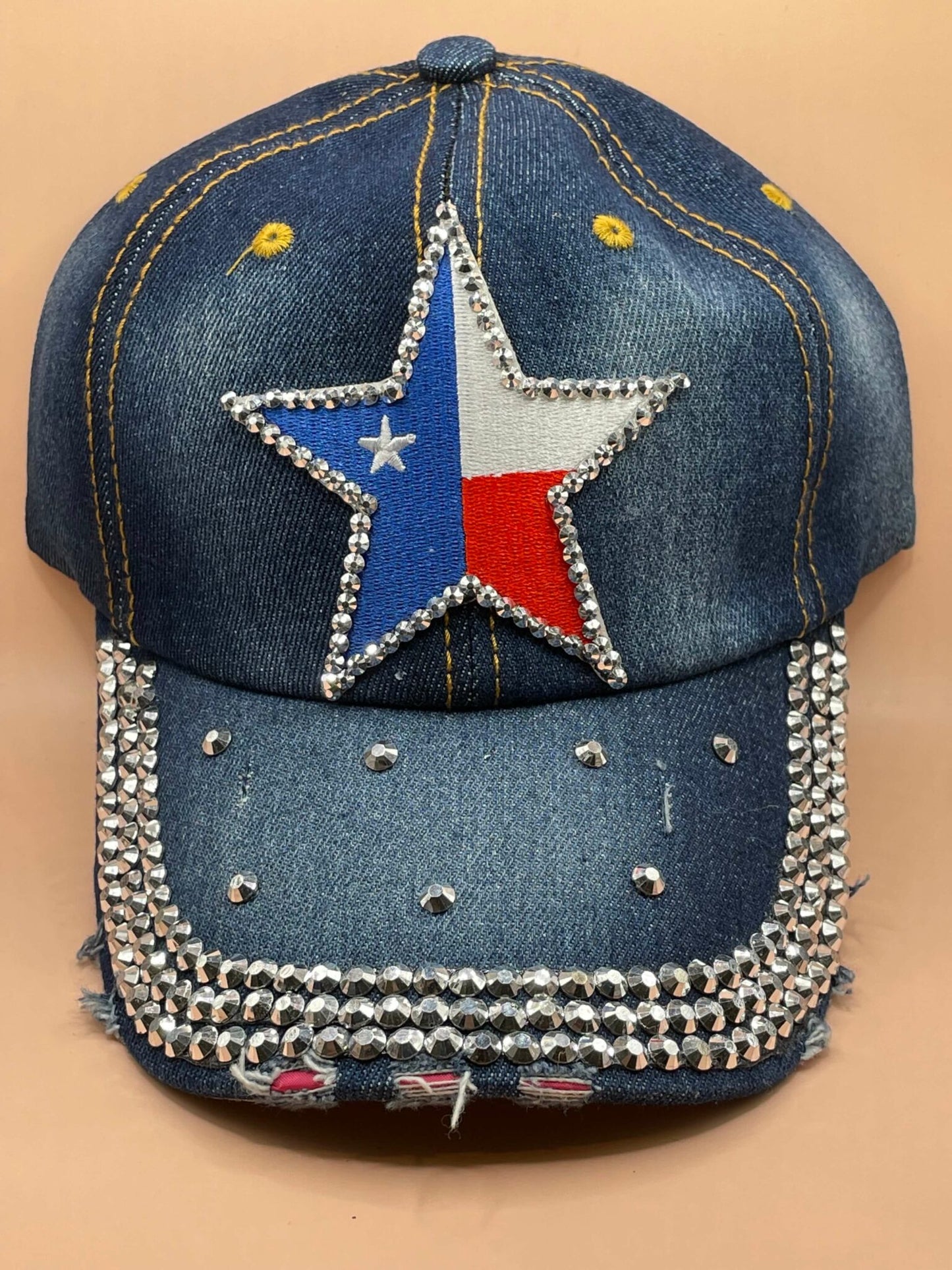 Blingy Texas Star ball cap