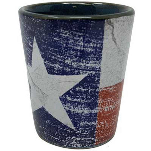 Glazed Flag Shotglass