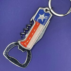 Texas Flag Bottle Opener & Keychain