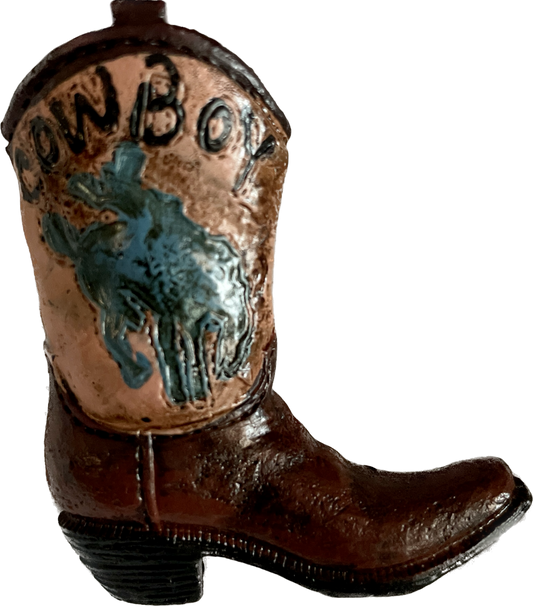 Cowboy Boot Magnet 2” x 1.5” “Cowboy”