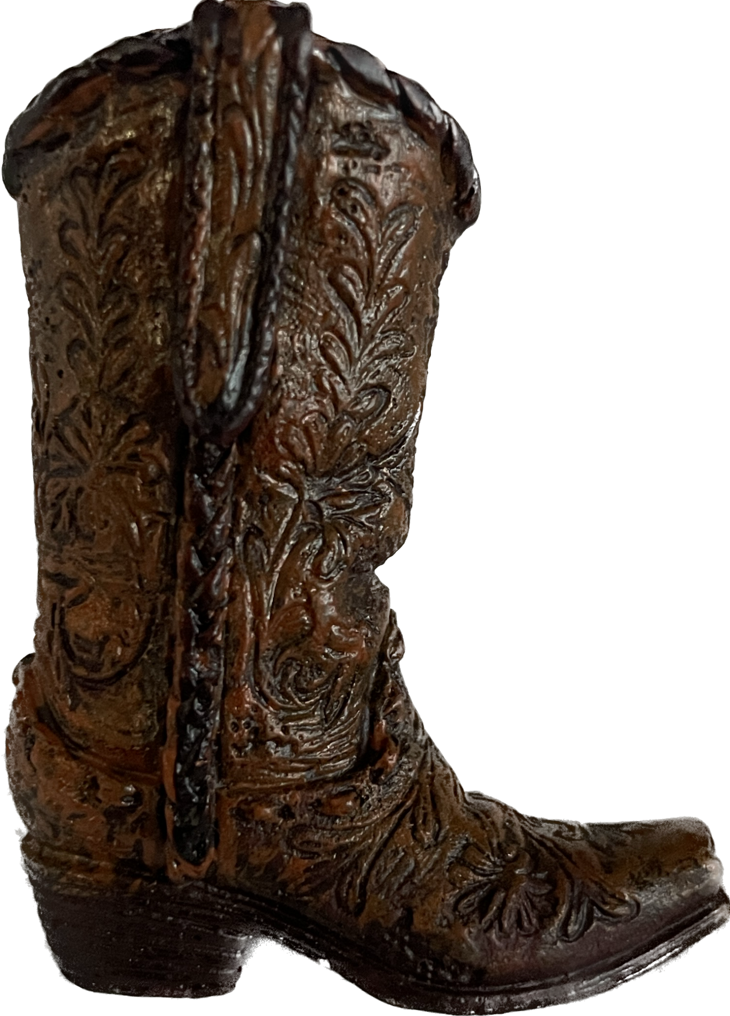 Cowboy Boot Magnet 2”x1.5” Brown