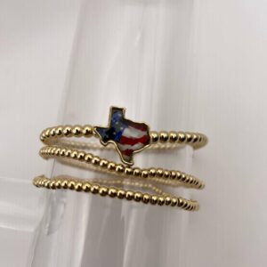 Gold Texas Bangle Bracelet