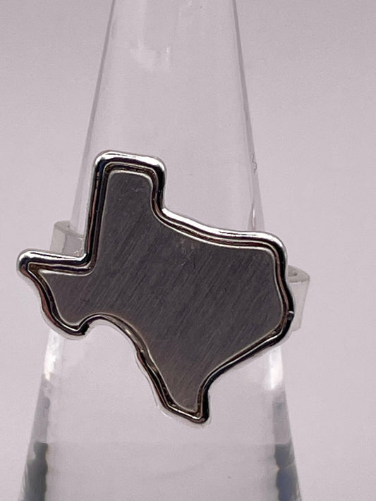 Silver Texas Adjustable Ring