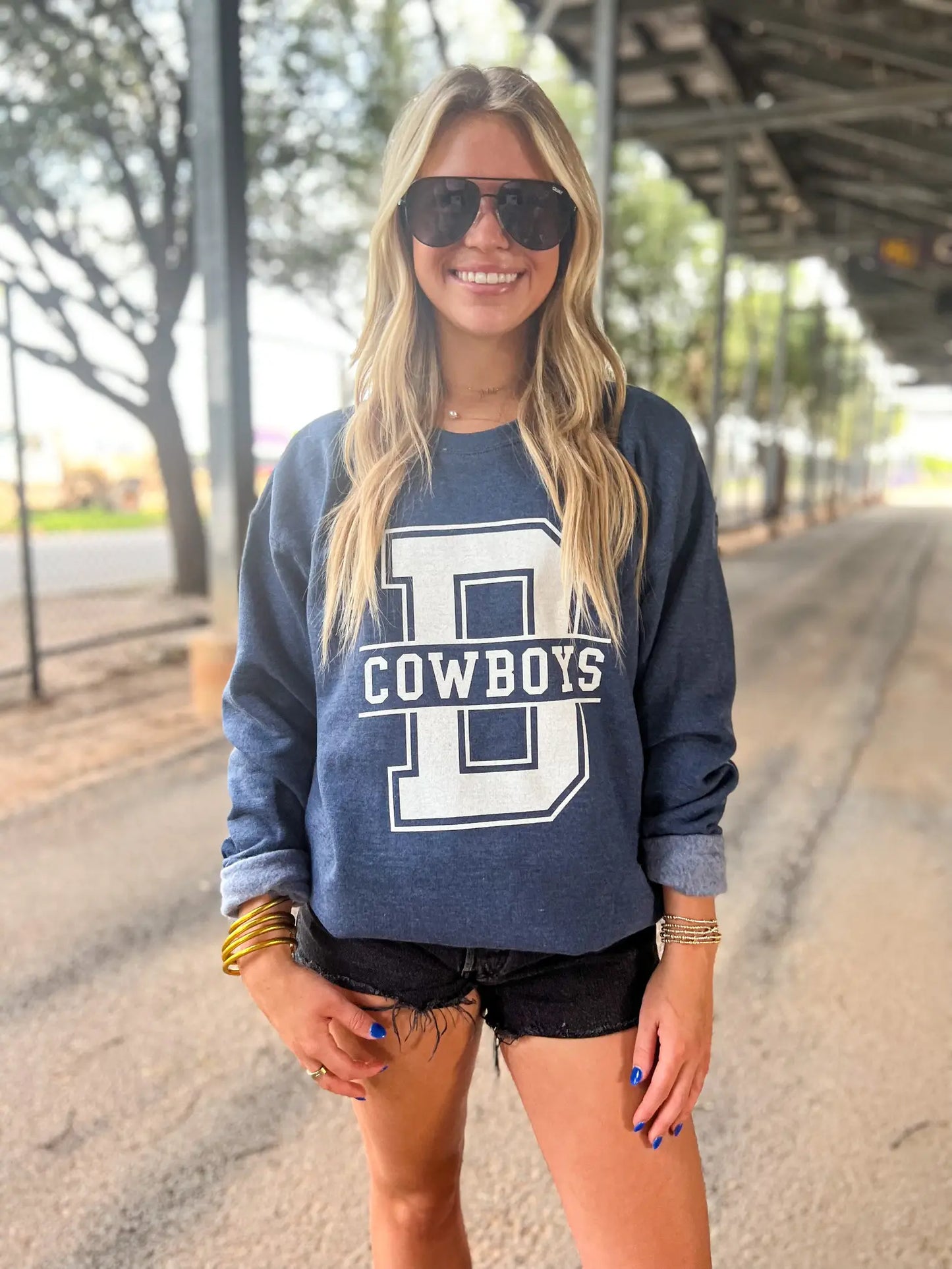 D Cowboys Graphic Sweatshirt