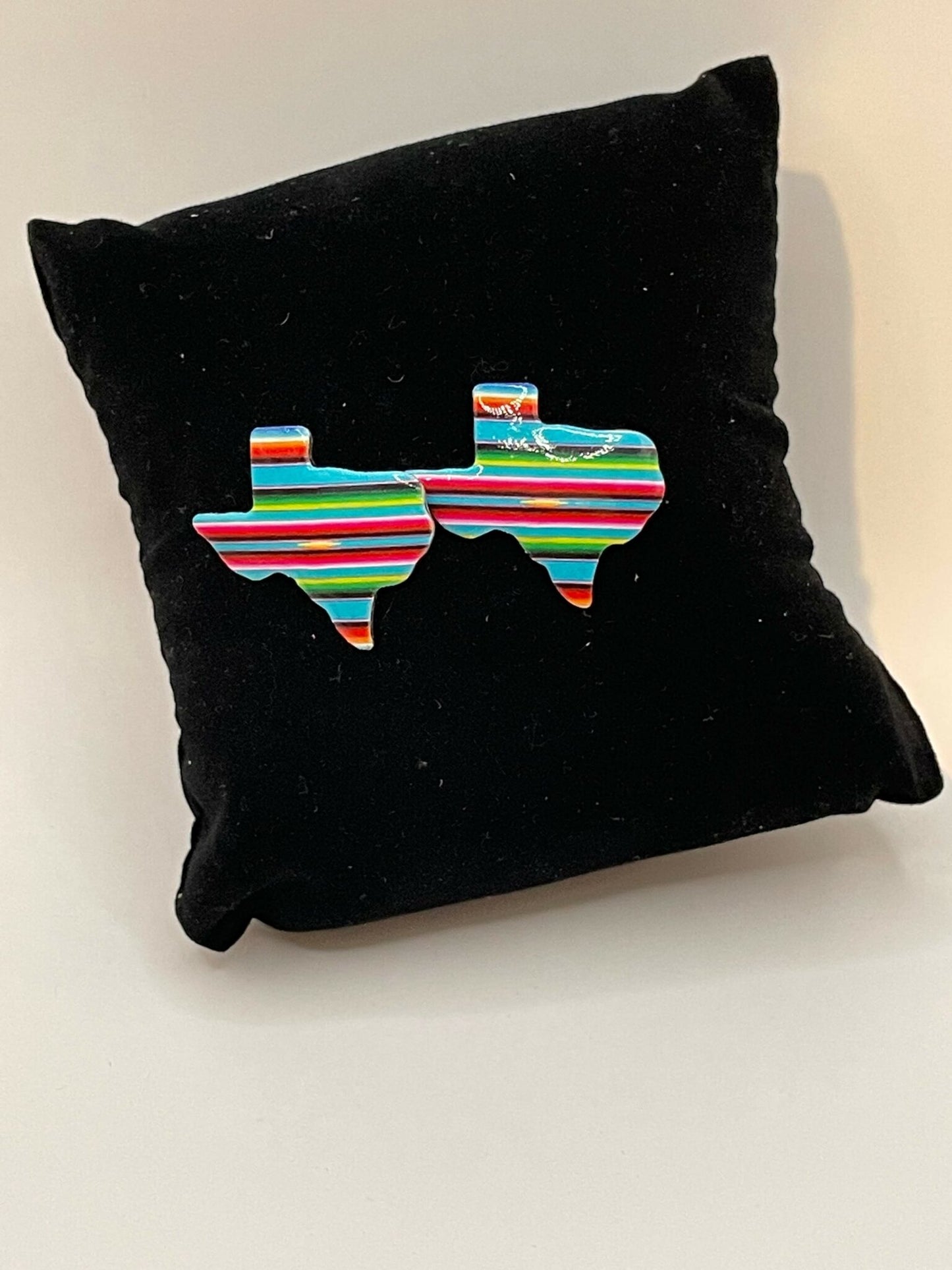 Striped Texas Stud Earrings