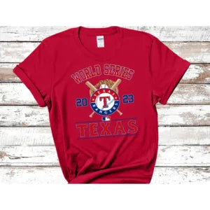 Texas Rangers Baseball World Series 2023, Red