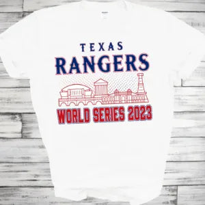 Texas Rangers Baseball World Series 2023, White