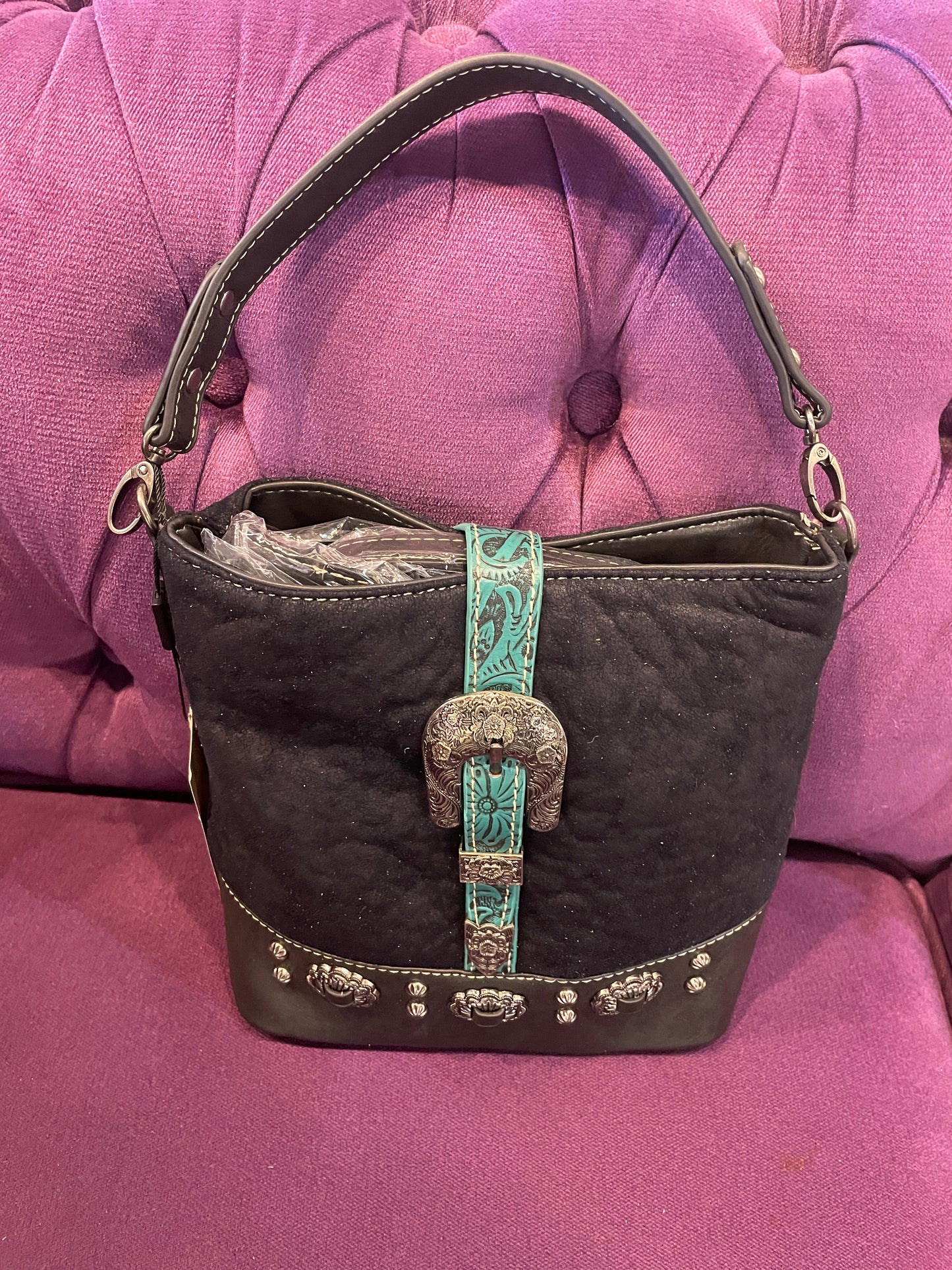 Montana West Handbag with Buckle