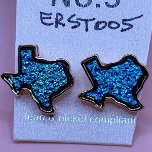 Turquoise Texas Stud Earrings