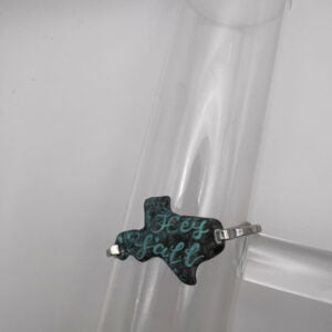 Turquoise Hey Yall Texas Hook Bracelet