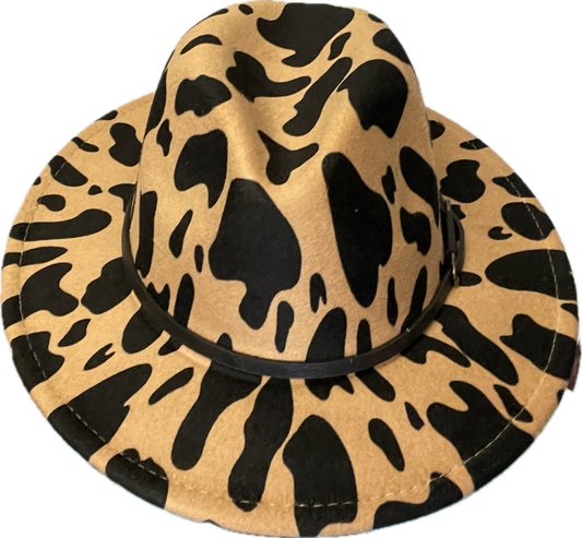 Leopard Print Cowgirl Hat