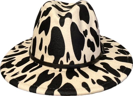 Cowprint Cowgirl Hat