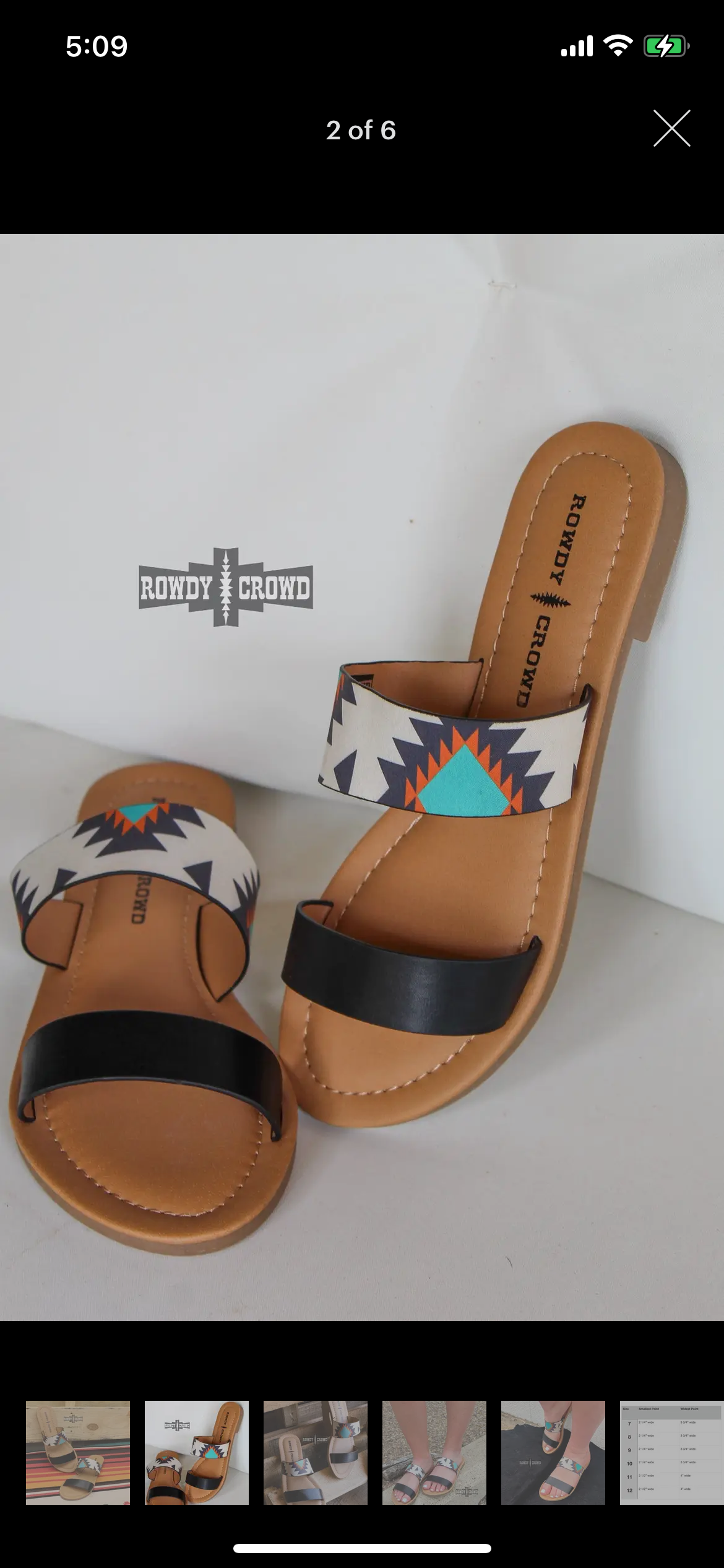 Double Strap Serape Sandal