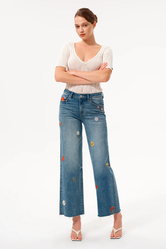 Flower Child Bayeas Denim Jean