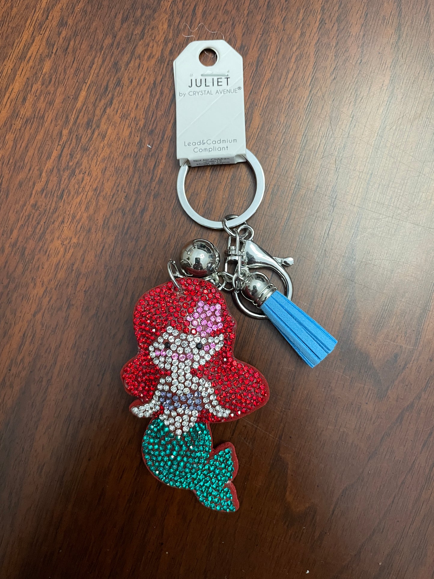 Sparkly Mermaid Keychain