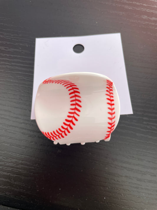 Baseball Hairclip