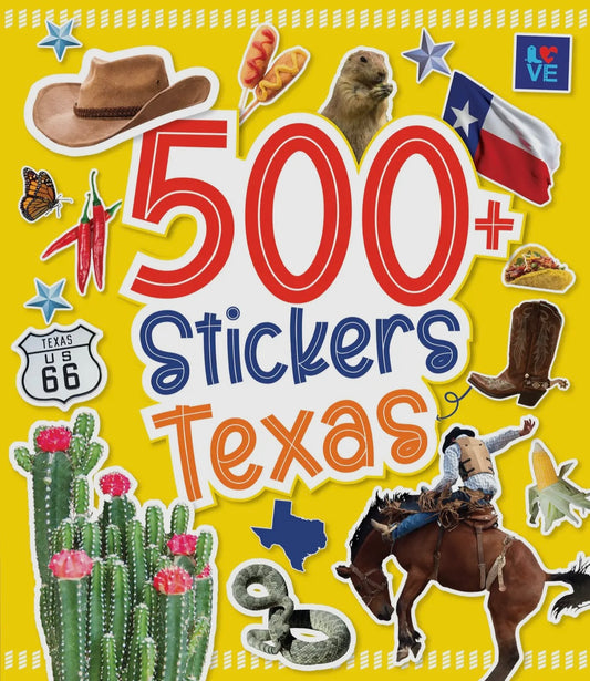500 Stickers - Texas Book