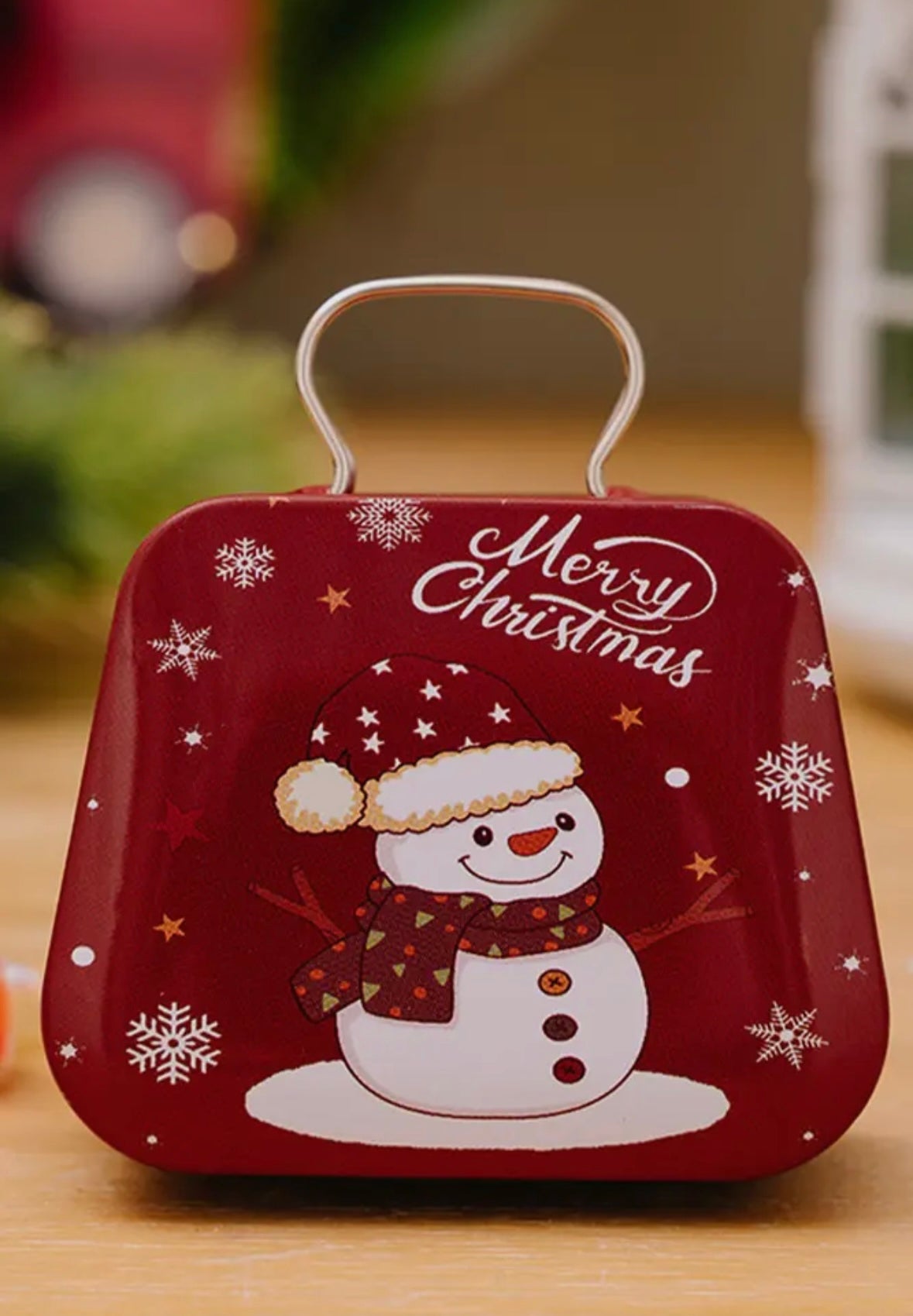 Christmas Candy Tin