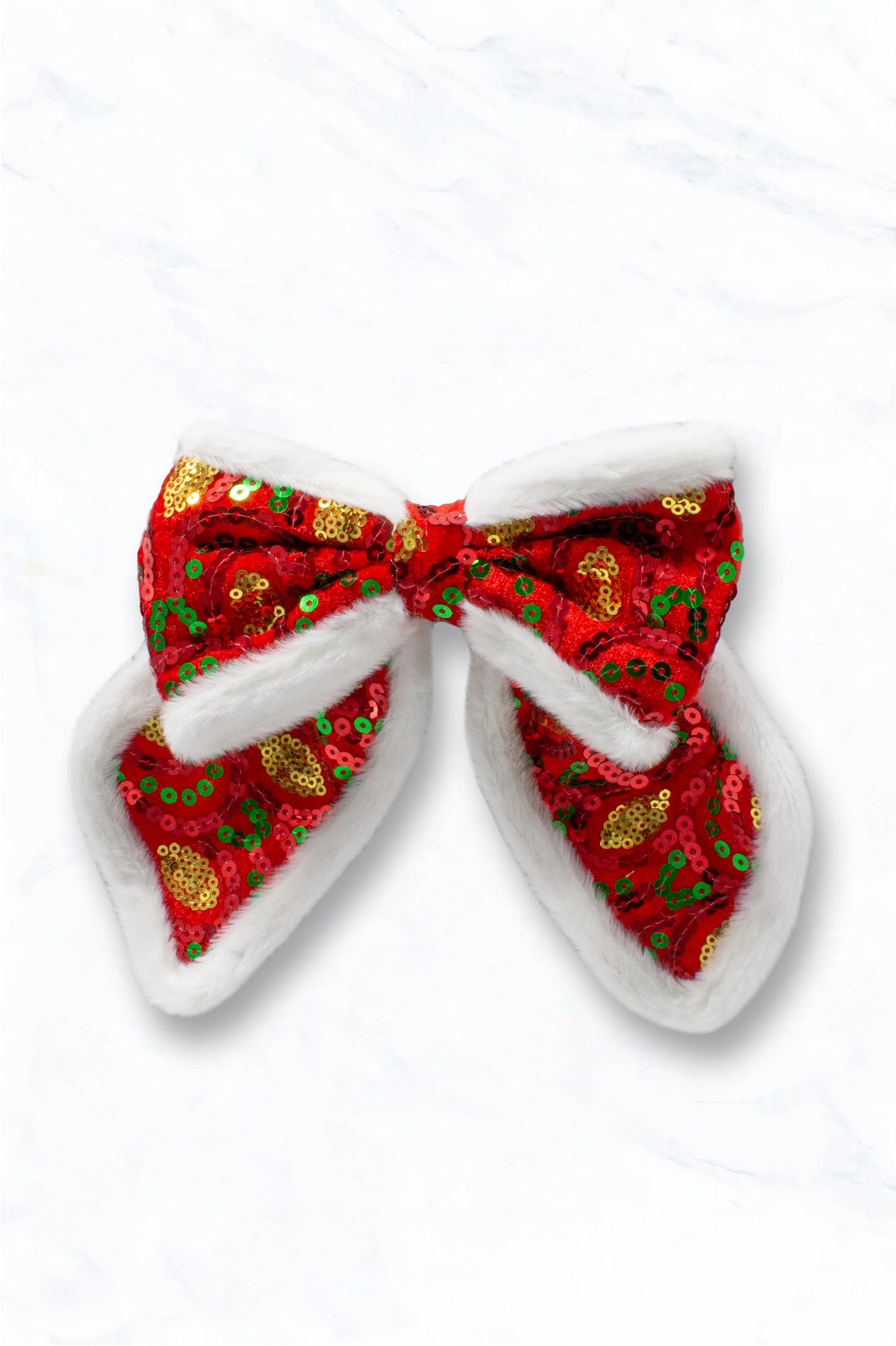 Christmas Bow Hair Clip