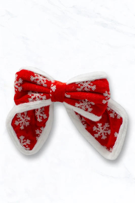 Christmas Bow Hair Clip