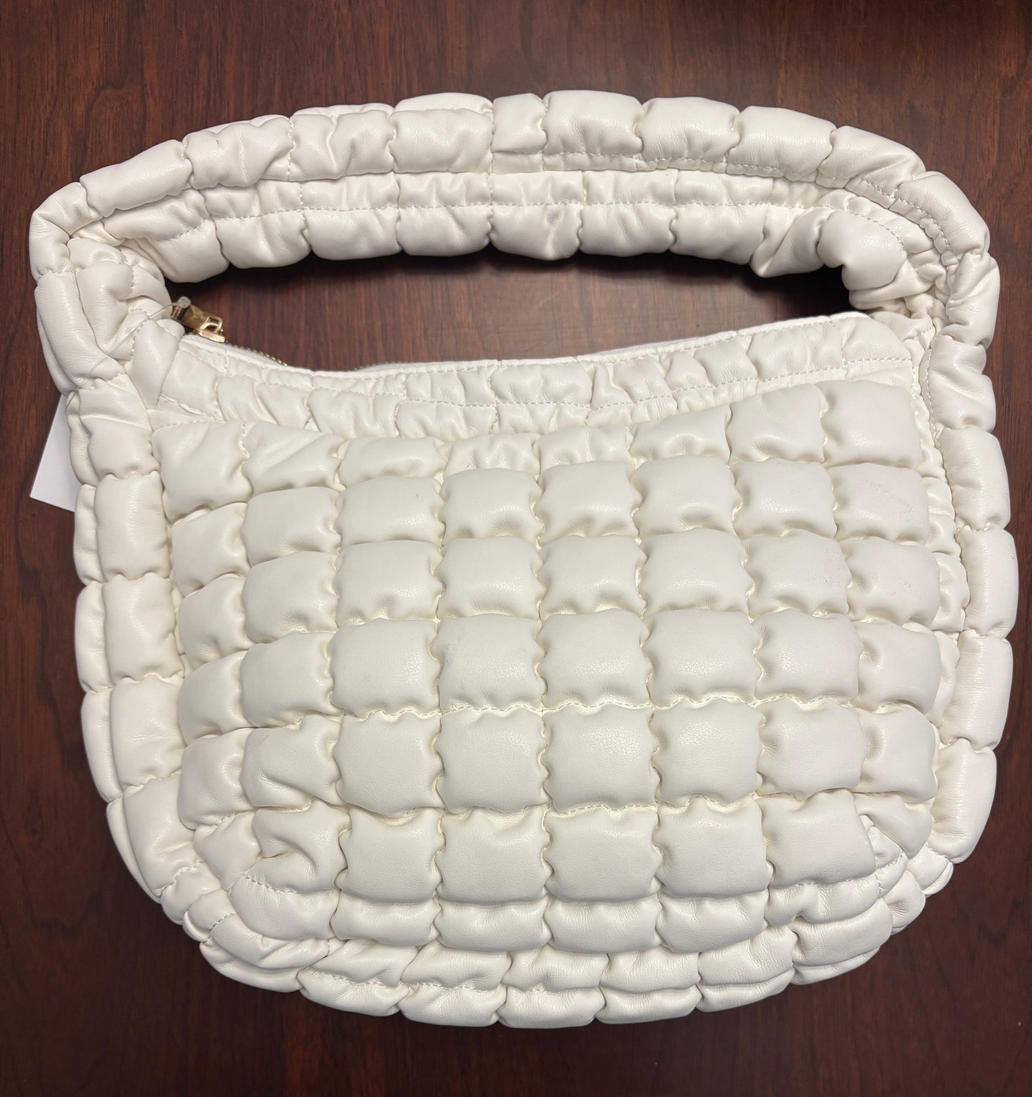 Small Puffy Handbag with Short Strap