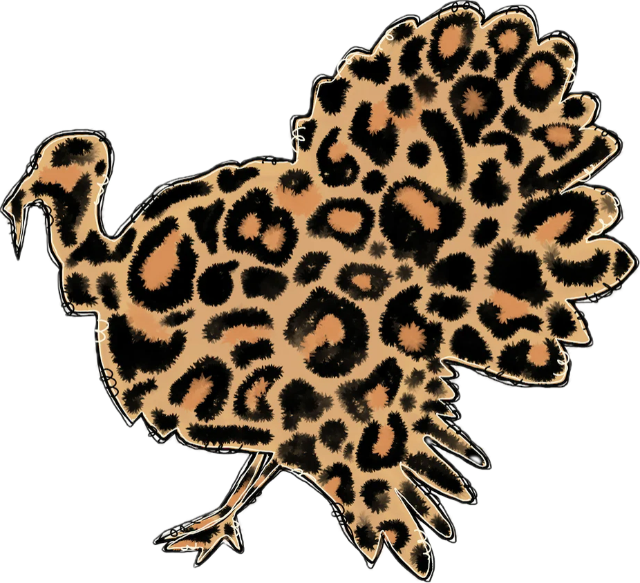 Leopard Turkey Graphic Tee