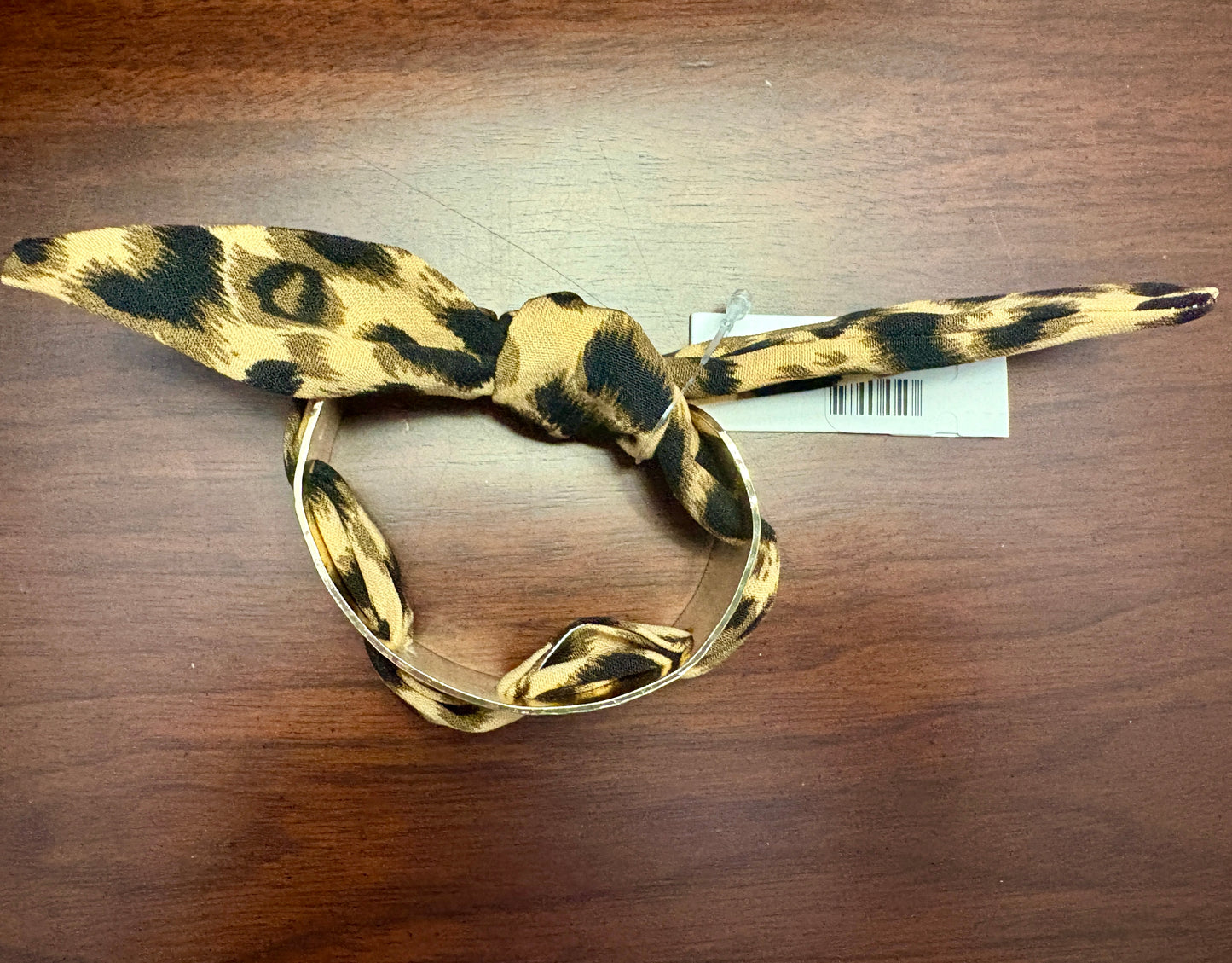 Leopard Scarf Bracelet