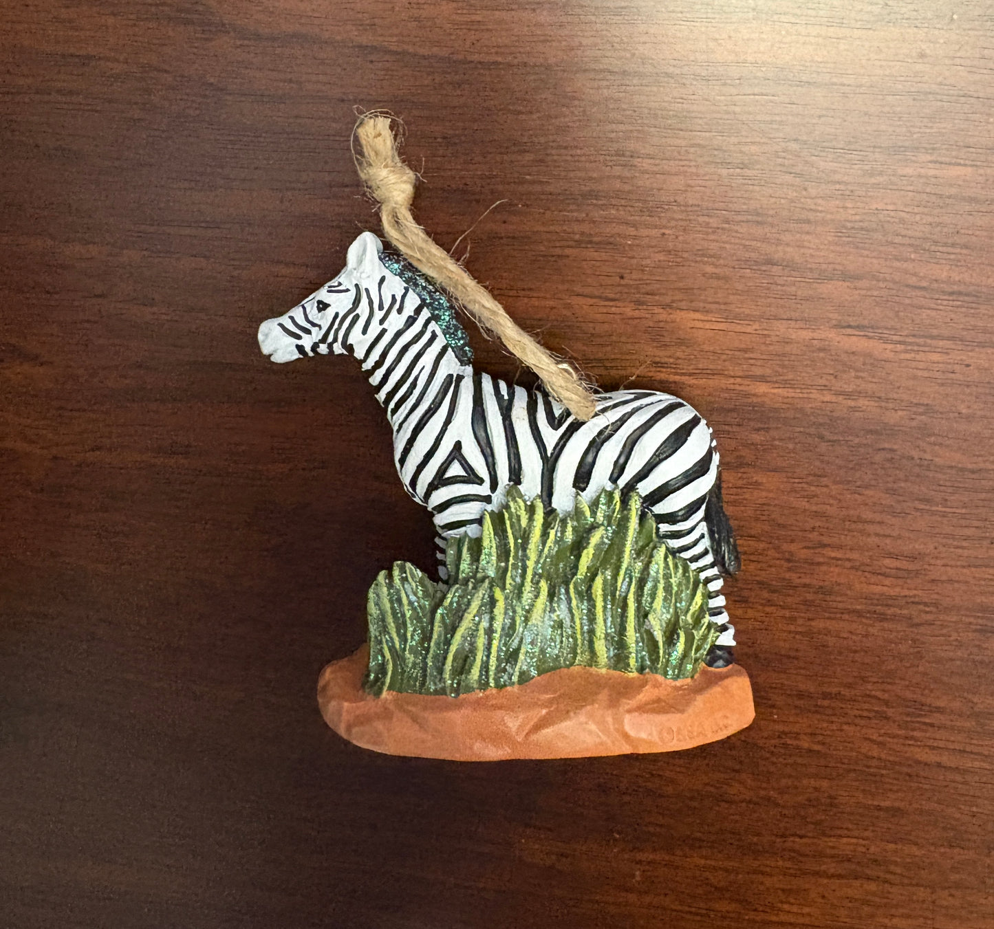 Zebra Christmas Ornament