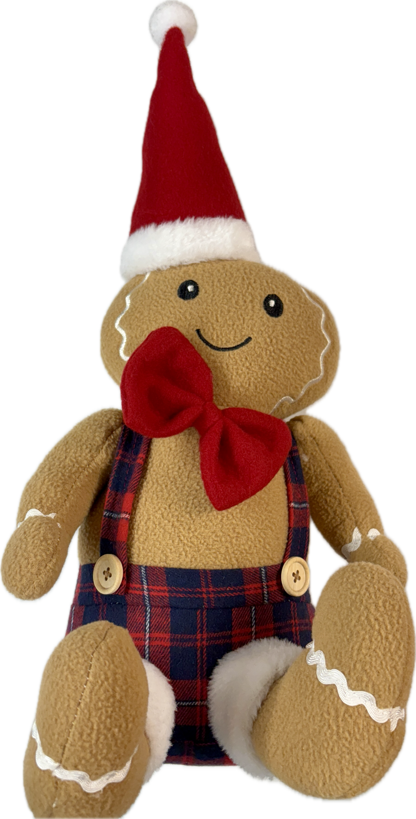 Stuffed Gingerbread Man Christmas Toy