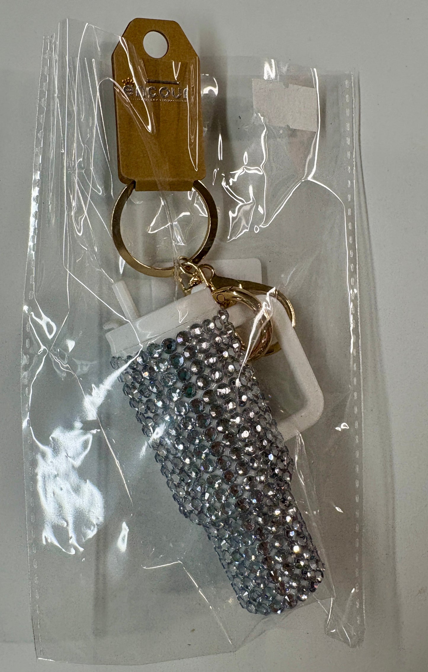Rhinestone Tumbler Keychain