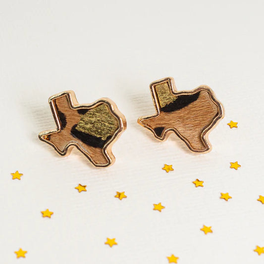 Dainty Animal Print Texas Earrings