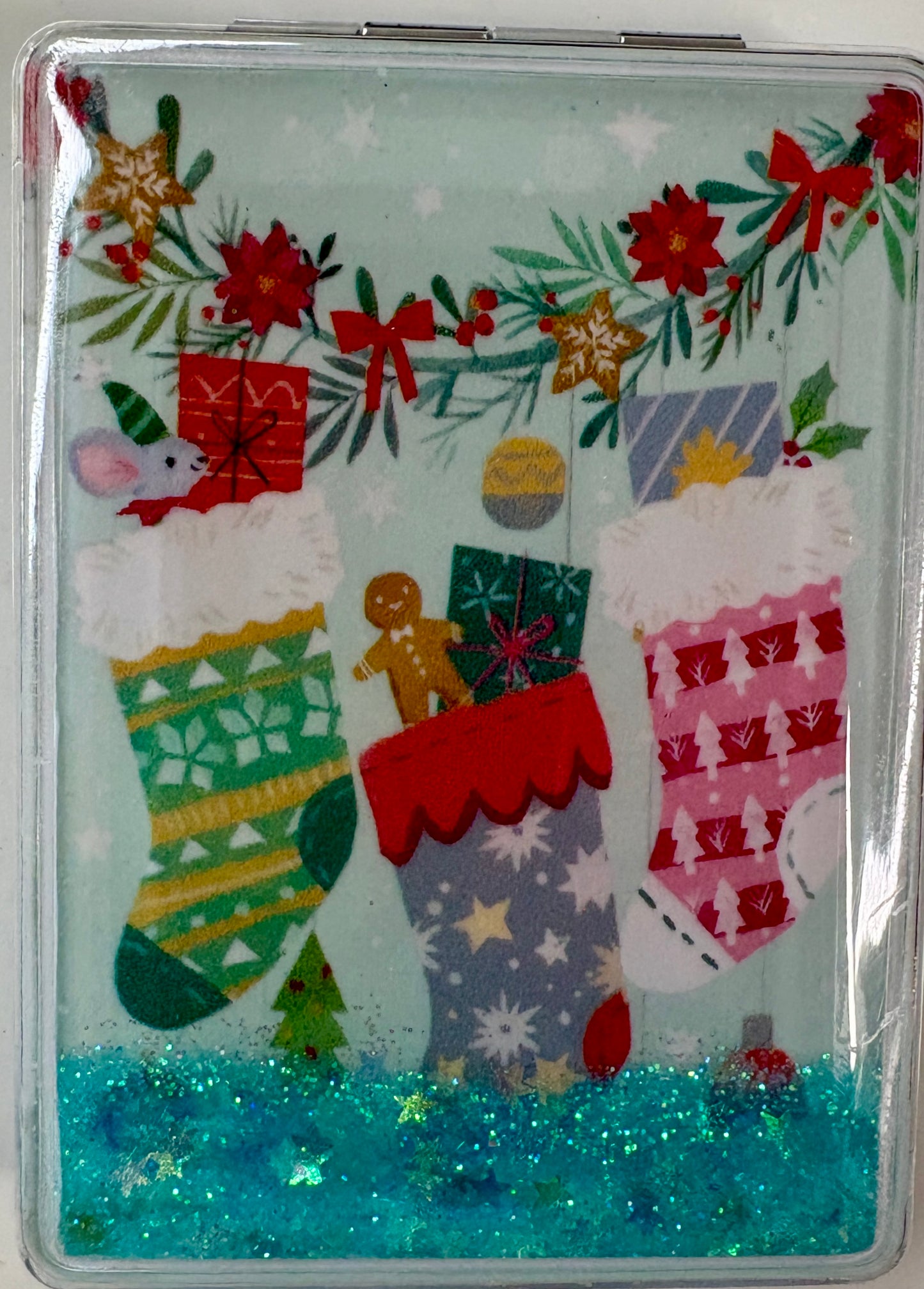 Christmas Compact Mirror