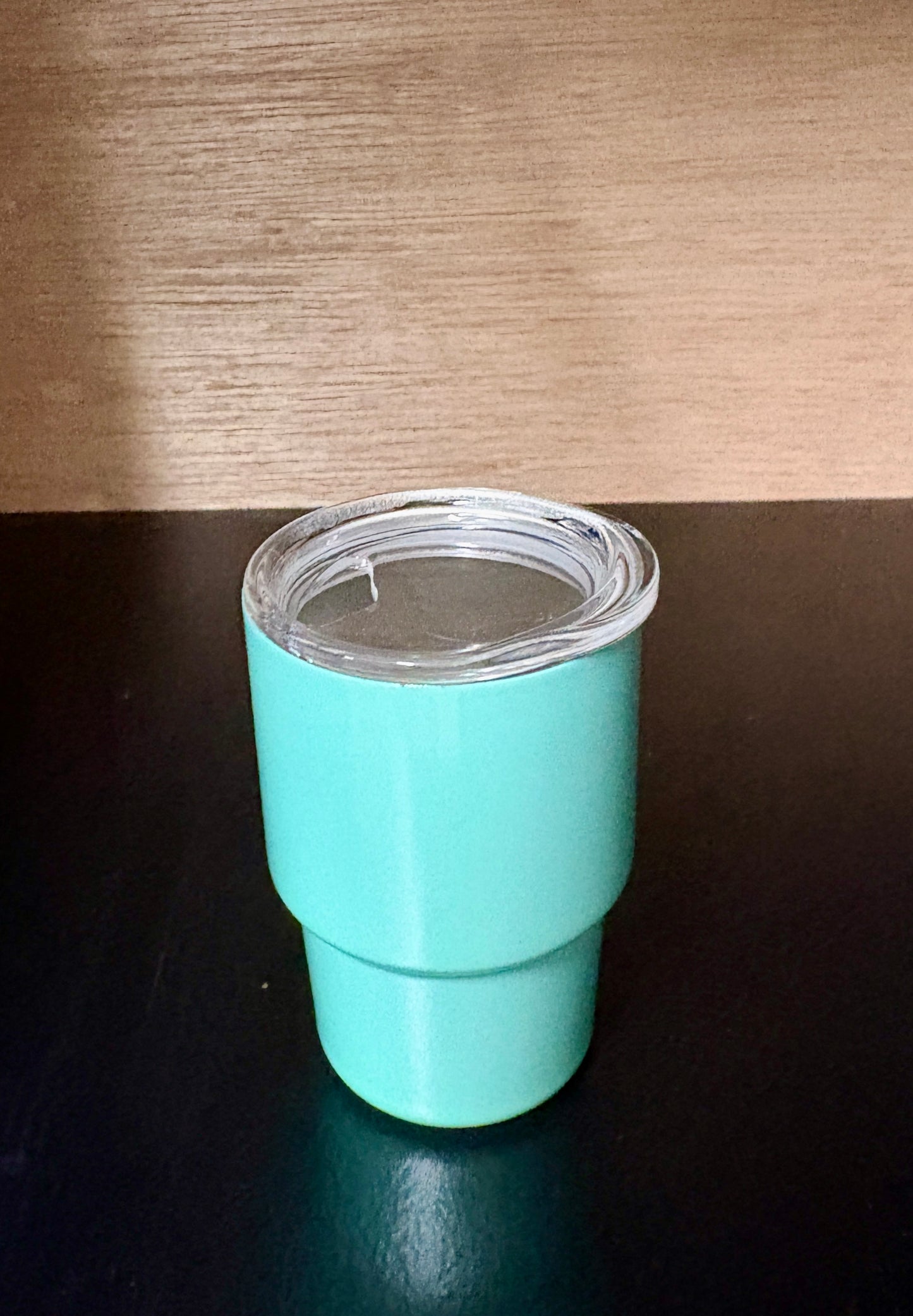 Tiny Tumbler with Lid and Metal Straw