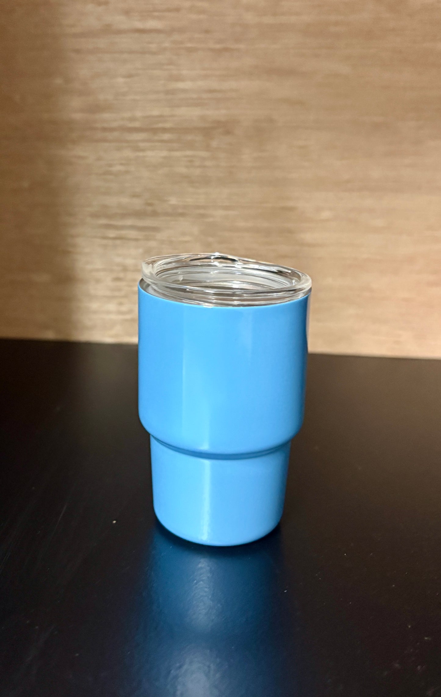 Tiny Tumbler with Lid and Metal Straw
