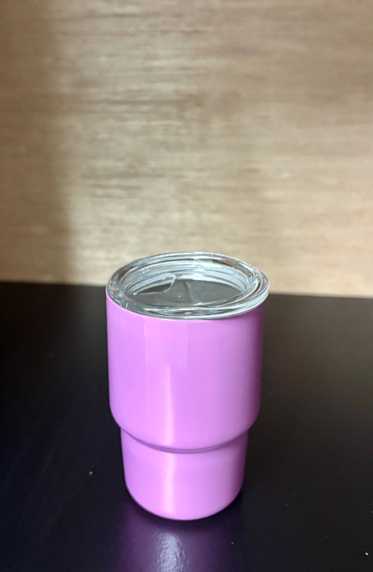 Tiny Tumbler with Lid and Metal Straw