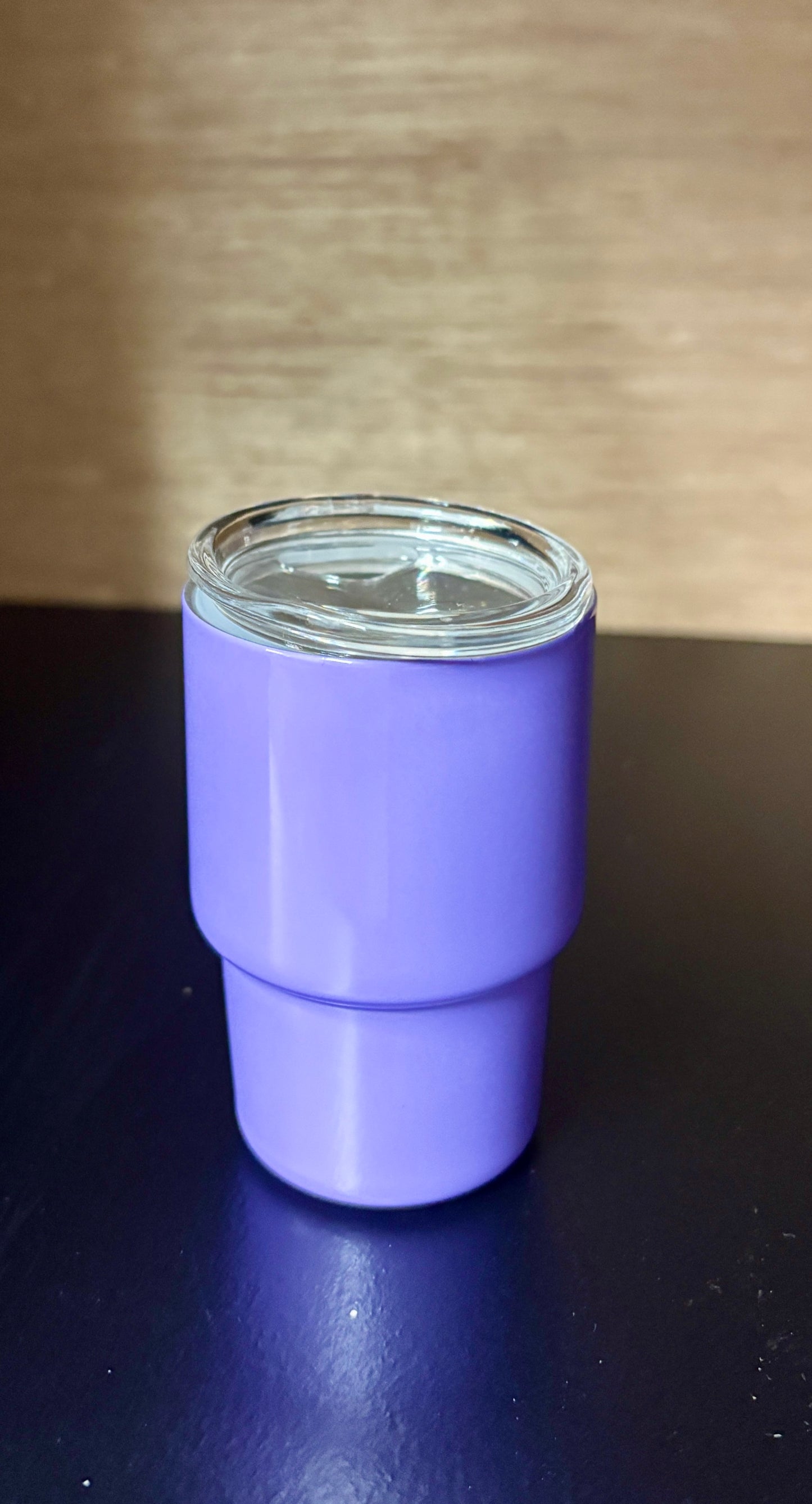 Tiny Tumbler with Lid and Metal Straw