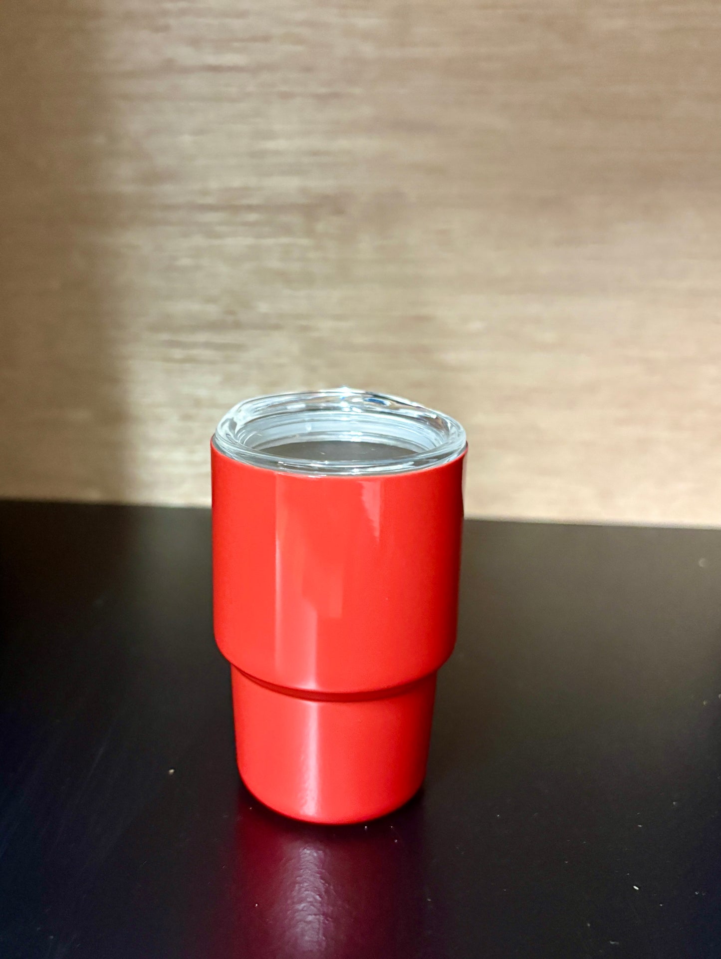 Tiny Tumbler with Lid and Metal Straw
