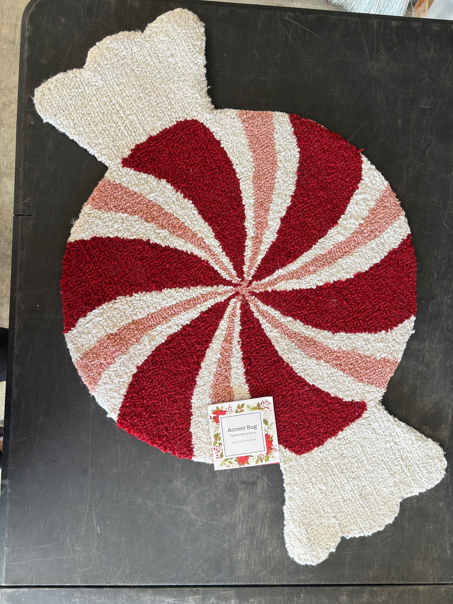 Christmas Peppermint Rug