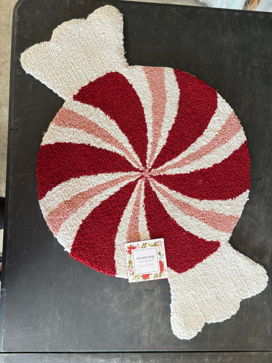 Christmas Peppermint Rug