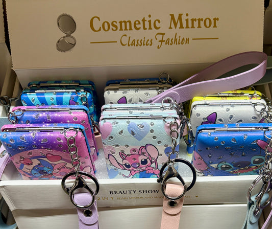 Stitch Theme Compact Mirror