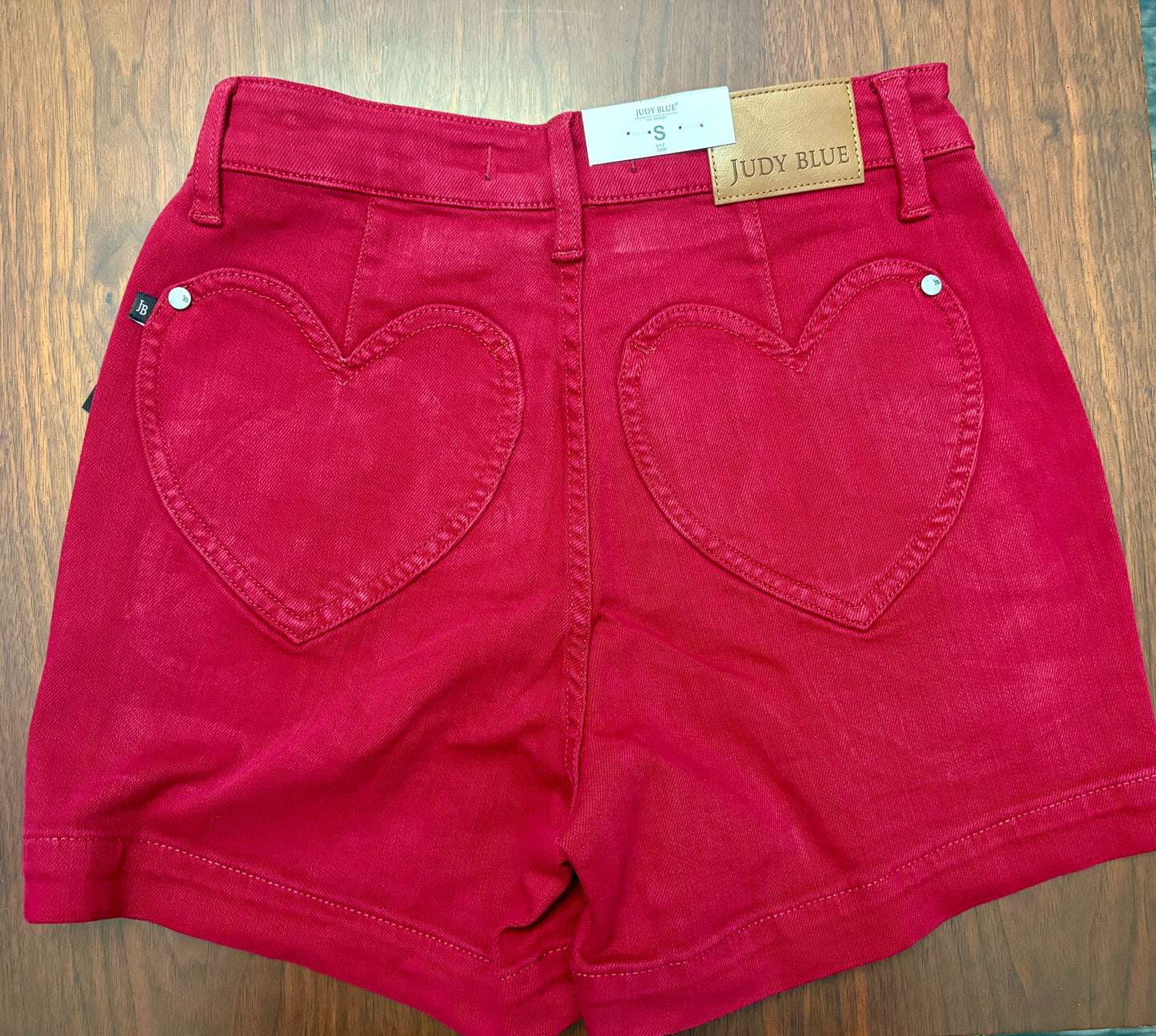 Judy Blue Scarlet Red Shorts
