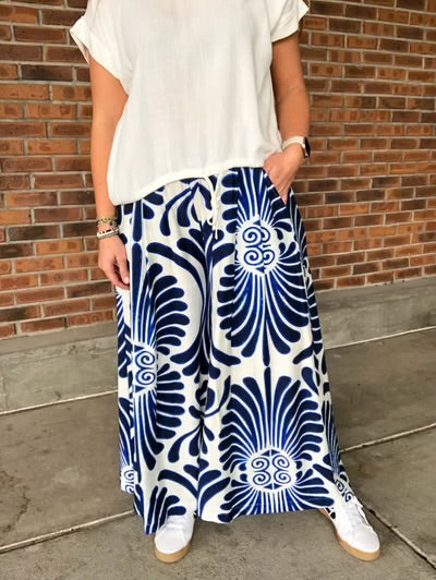 Umgee Wispy Wide Leg Pants