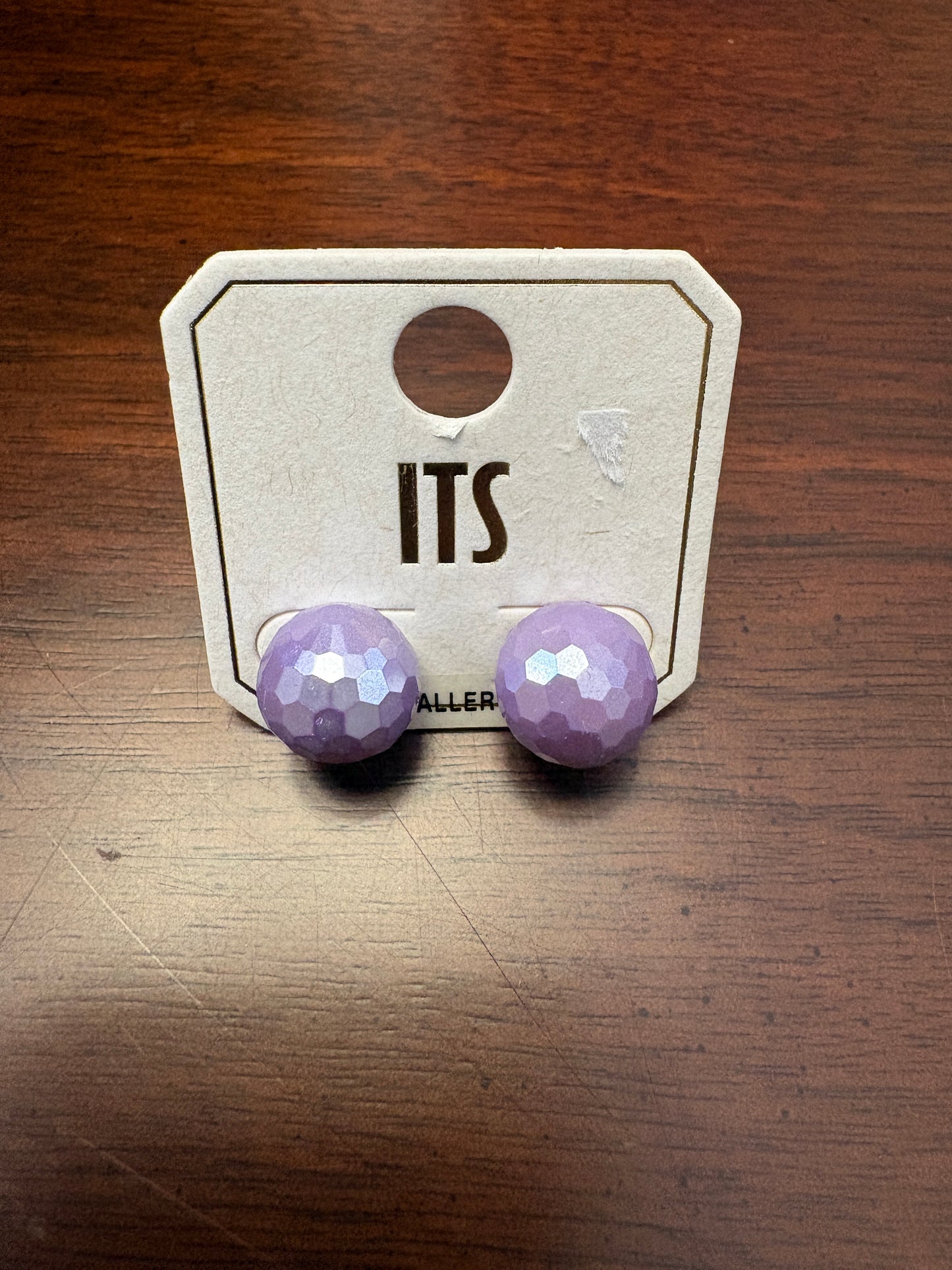 Round Stud Earrings